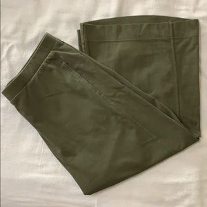 J Jill cotton wide leg crops/culottes. L-XL